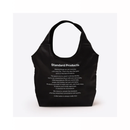 스탠다드프로덕트 에코백 긴 로고형 검은색(보냉백)