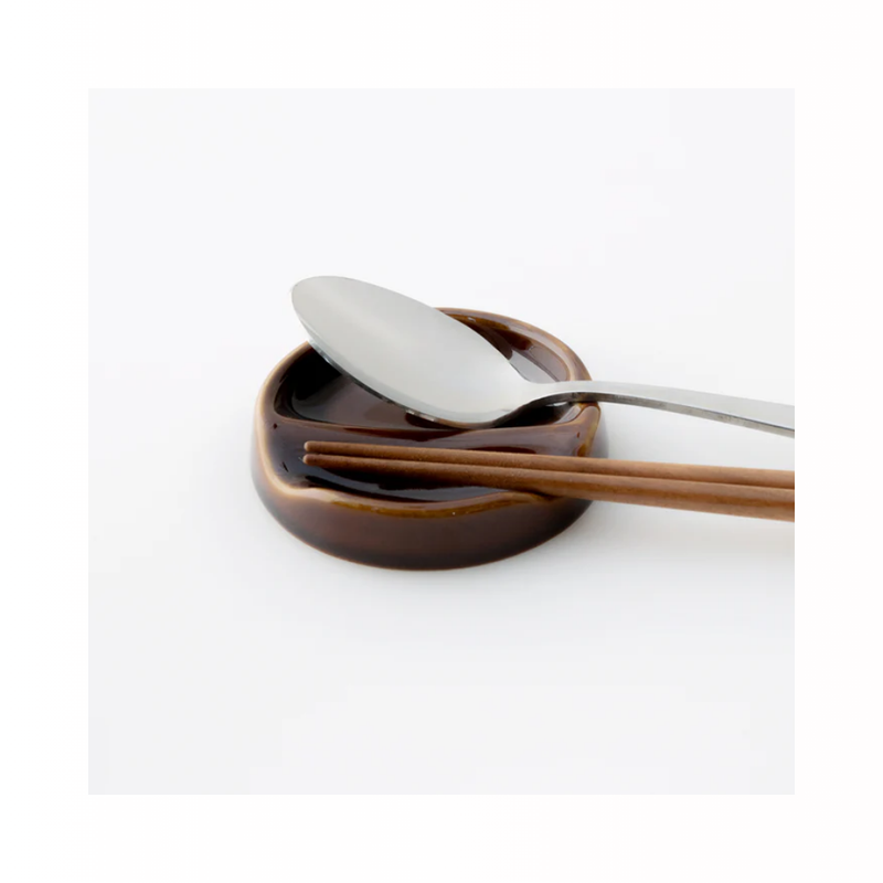 스탠다드 프로덕트 젓가락받침대 브라운 (미노야키의 콩접시)