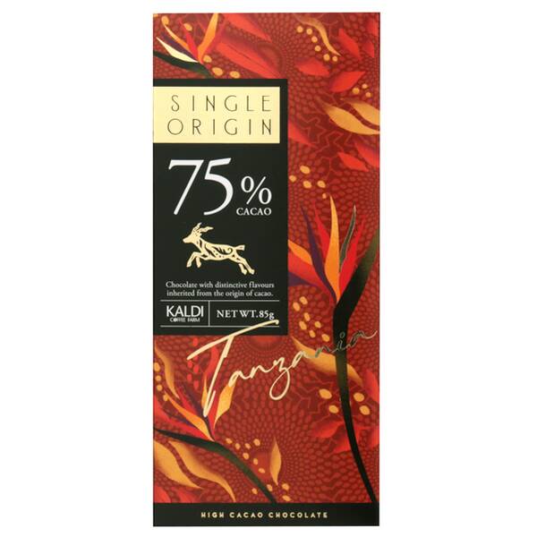 칼디 싱글오리진 초콜릿 탄자니아 75% 85g