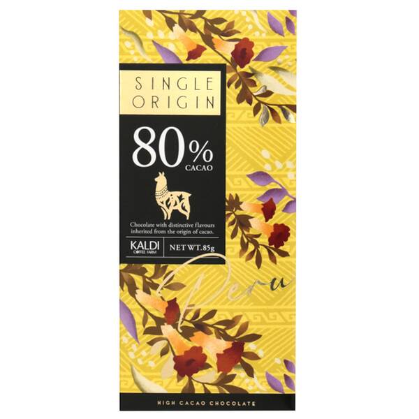 칼디 싱글오리진 초콜릿 페루 80% 85g