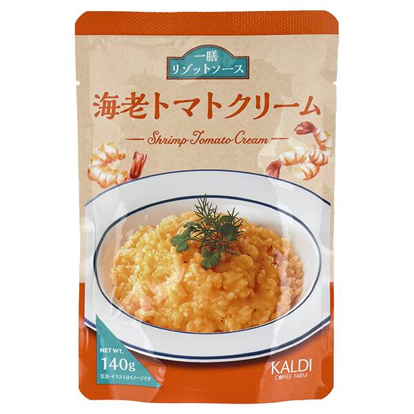 칼디 1인분 리조토 소스 새우 토마토 크림 140g