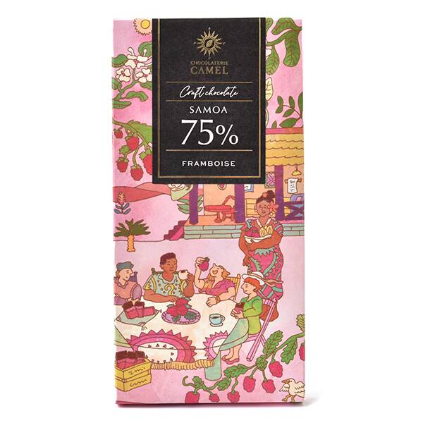 칼디 [냉장] 온라인 스토어 한정 쇼콜라트리 캬멜 사모아 75% 프랑부아즈 45g (유통기한: 2026/12/7)