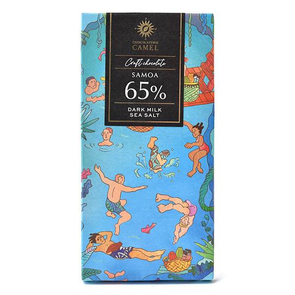 칼디 [냉장] 쇼콜라트리 캬멜 사모아 65% 다크밀크 씨솔트 45g (유통기한: 2027/7/8)