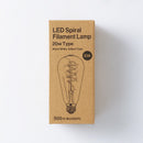스탠다드프로덕트 LED 스파이럴 필라멘트 전구(20W형 상당, 전구색, 에디슨형)