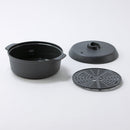 스탠다드프로덕트 채반 포함 전자레인지 냄비 (그레이) 1.4L