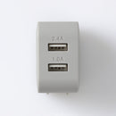 스탠다드프로덕트 USB 충전기(2.4A+1.0A, GY)