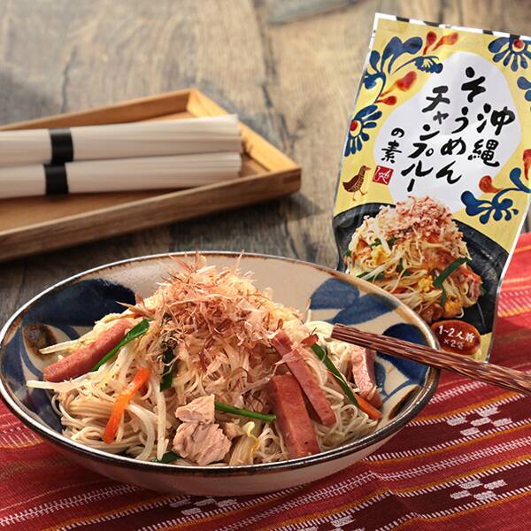 칼디 오키나와 소면 참플루 소스 32g×2p