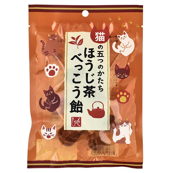 칼디 고양이의 다섯 가지 모양 호지차 별갑 사탕 50g