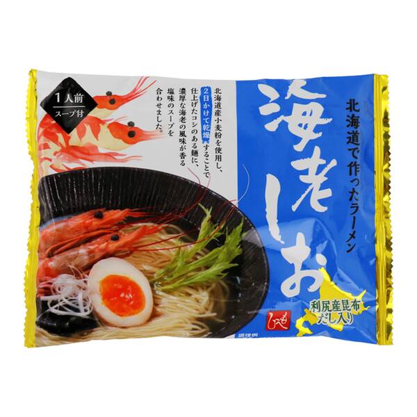 칼디 홋카이도에서 홋카이도산 라멘 새우 소금 106g