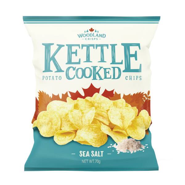 칼디 우드랜드 크리스프 케틀칩스 씨솔트 70g