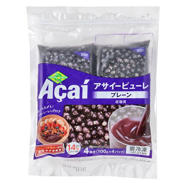 칼디 [냉동] 프루타프루타 아사이 퓨레(플레인) 4p