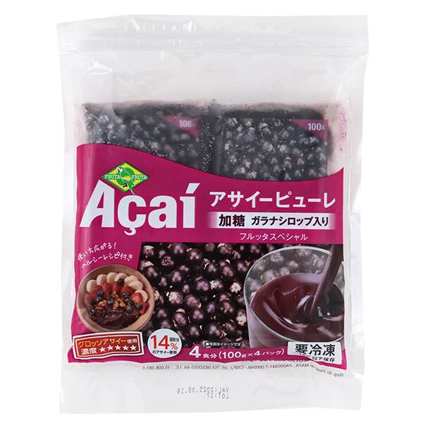 칼디 [냉동] 프루타프루타 아사이 퓨레(가당) 4p