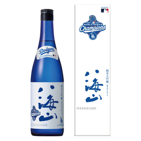 핫카이산 준마이 다이긴죠 월드 시리즈 우승 기념 라벨 블루보틀 720ml *재고처분 병입 25.12