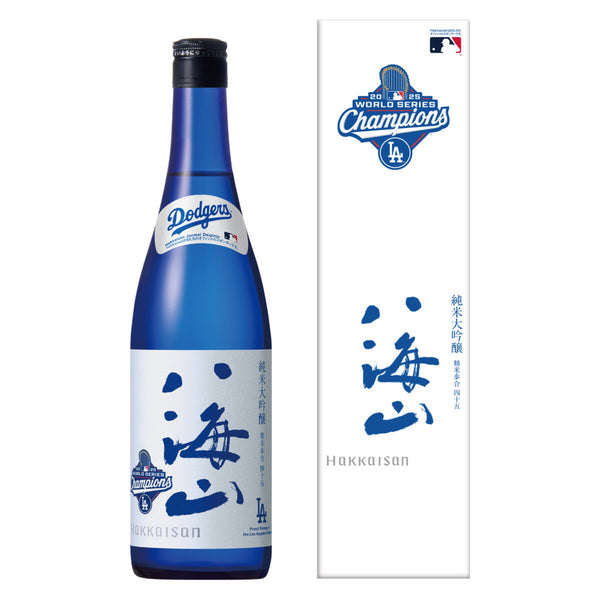 핫카이산 준마이 다이긴죠 월드 시리즈 우승 기념 라벨 블루보틀 720ml *재고처분 병입 25.12