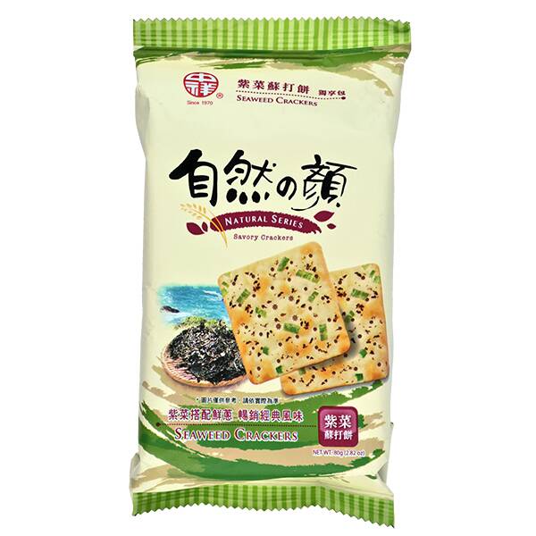 칼디 자연의 얼굴 대만 전통 파 크래커 김 포함 80g