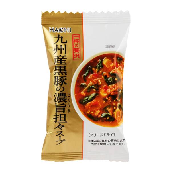 칼디 하치식품 한 그릇의 사치 규슈산 흑돼지 진한 탄탄 수프 1p