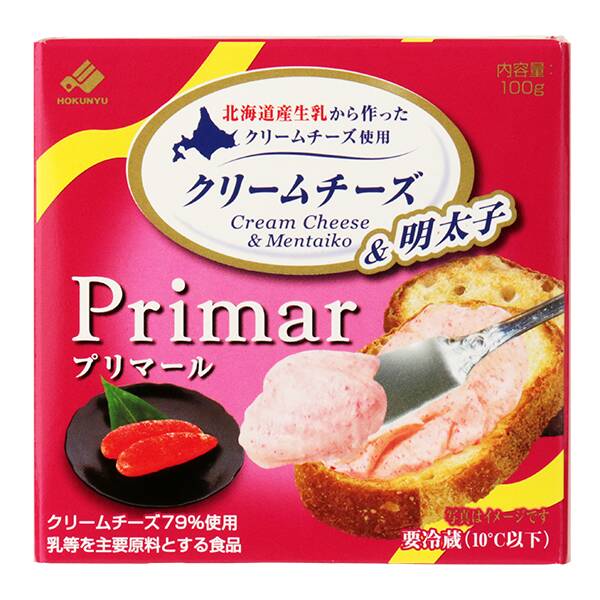칼디 [냉장] 홋카이도 크림치즈 프리말 & 명란 100g (유통기한: 2026/11/15)