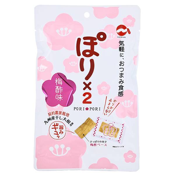 칼디 미즈타메 식품 규슈산 말린 무 뽀리뽀리 매실초맛 42g