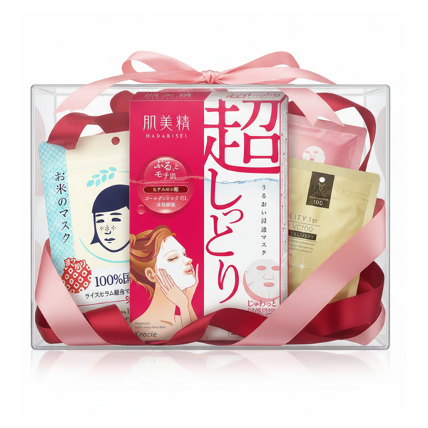 일본 인기 마스크팩 3종 세트 [쌀마스크팩, 더마레이저(VC100),크라시에(수분)]