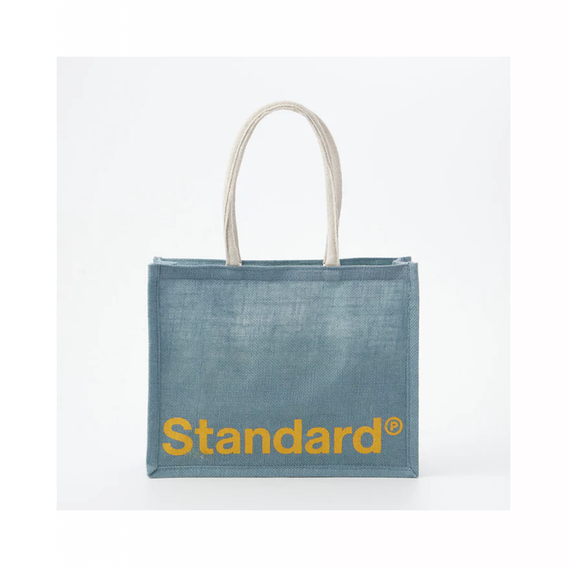 스탠다드 프로덕트 황마 가방 블루