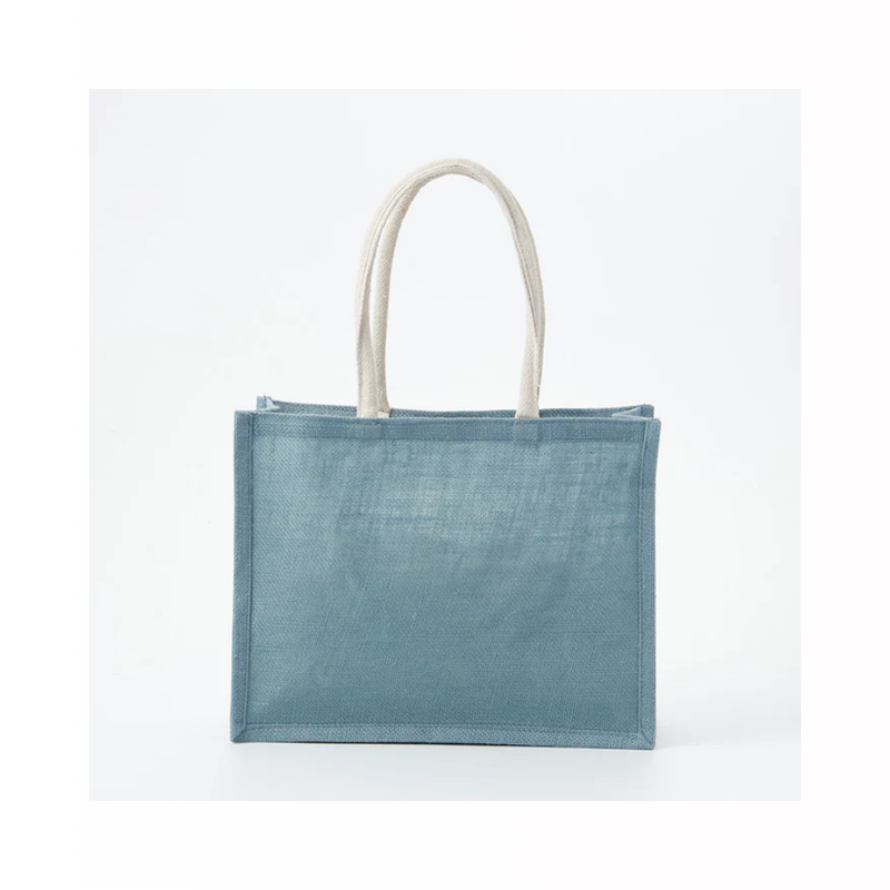 스탠다드 프로덕트 황마 가방 블루