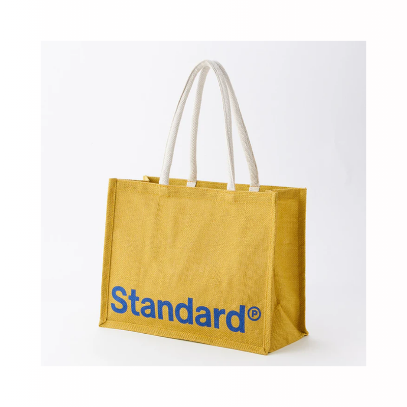 스탠다드 프로덕트 황마 가방 노랑