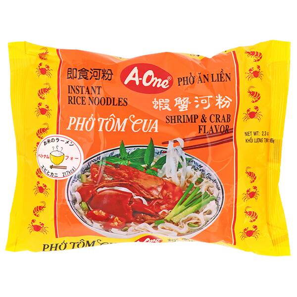 칼디 에이원 인스턴트 쌀국수 슈림프 & 크랩맛 65g