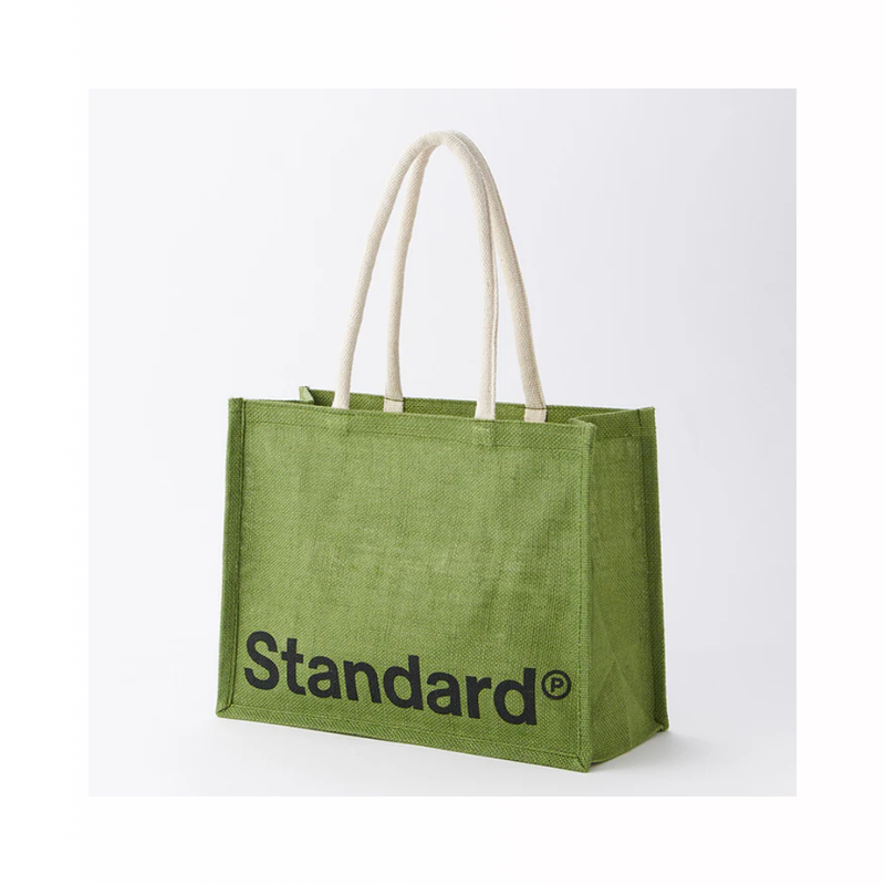 스탠다드 프로덕트 황마 가방 초록