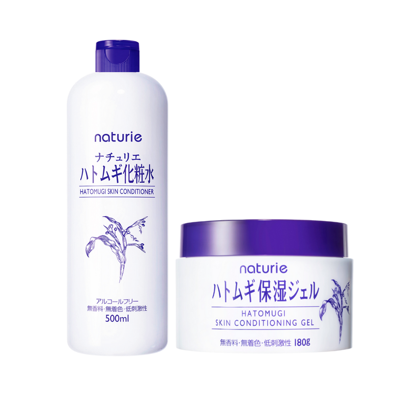 나츄리에 하토무기 화장수 500ml / 보습젤 180g