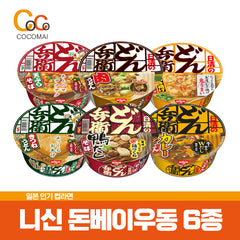 닛신 돈베이 유부우동 6종류